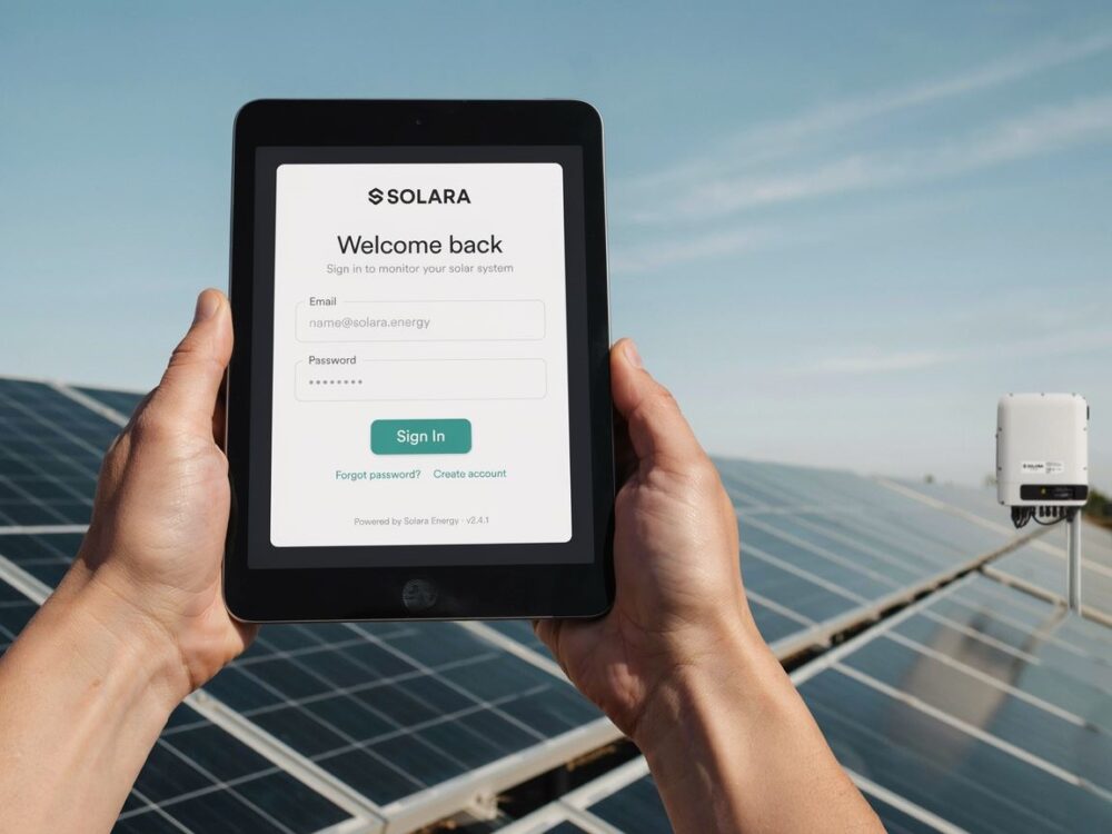 interfejs użytkownika Solarman
